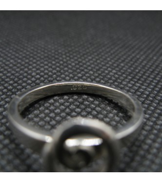 R002015 Sterling Silver Ring Small Spiral Genuine Solid Hallmarked 925 Empress 